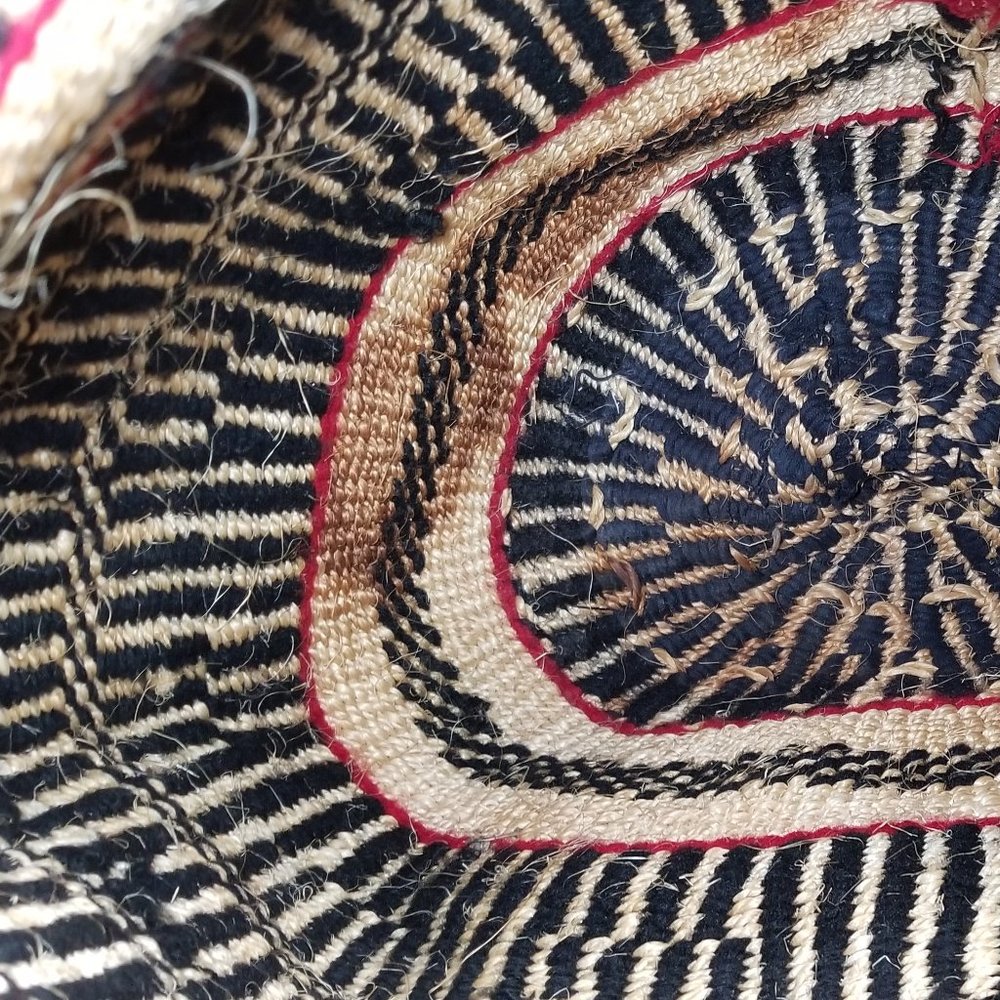 Sold/Vintage Woven Tote Bag - Picture 8 of 8